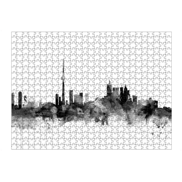 artboxONE Puzzle "Toronto Canada Skyline" artboxONE - Städte,Reise,Schwarzweiß