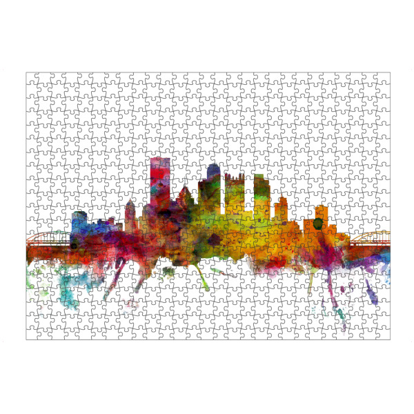 Puzzle Ravensburger "Pittsburgh Pennsylvania Skyline" artboxONE - Städte,Reise