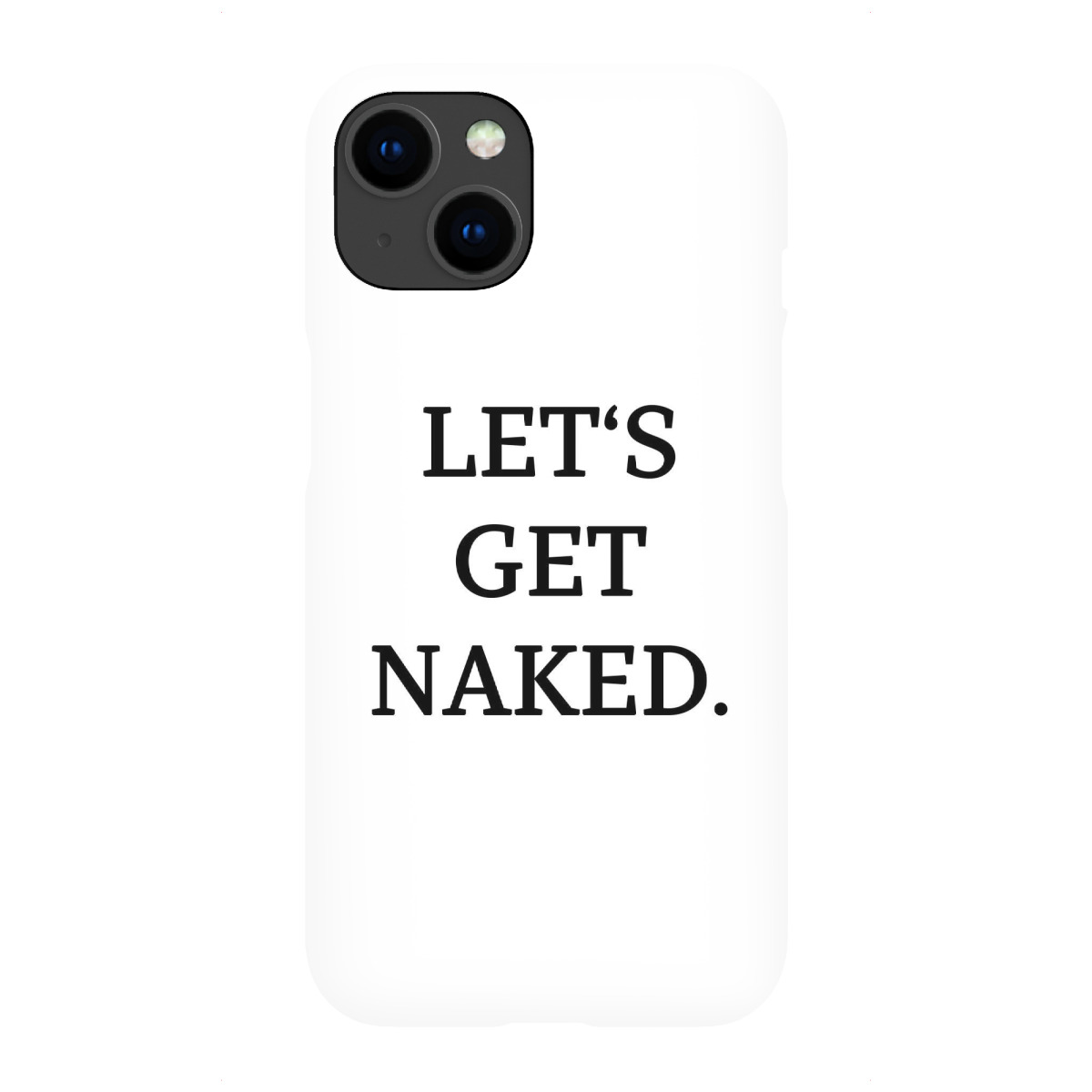 iPhone "Get naked 2" Premium-Case Handyhülle artboxONE