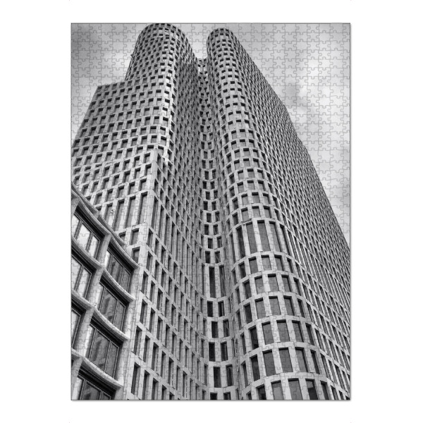 Puzzle Ravensburger "Upper West Tower" artboxONE - Schwarzweiß,Architektur