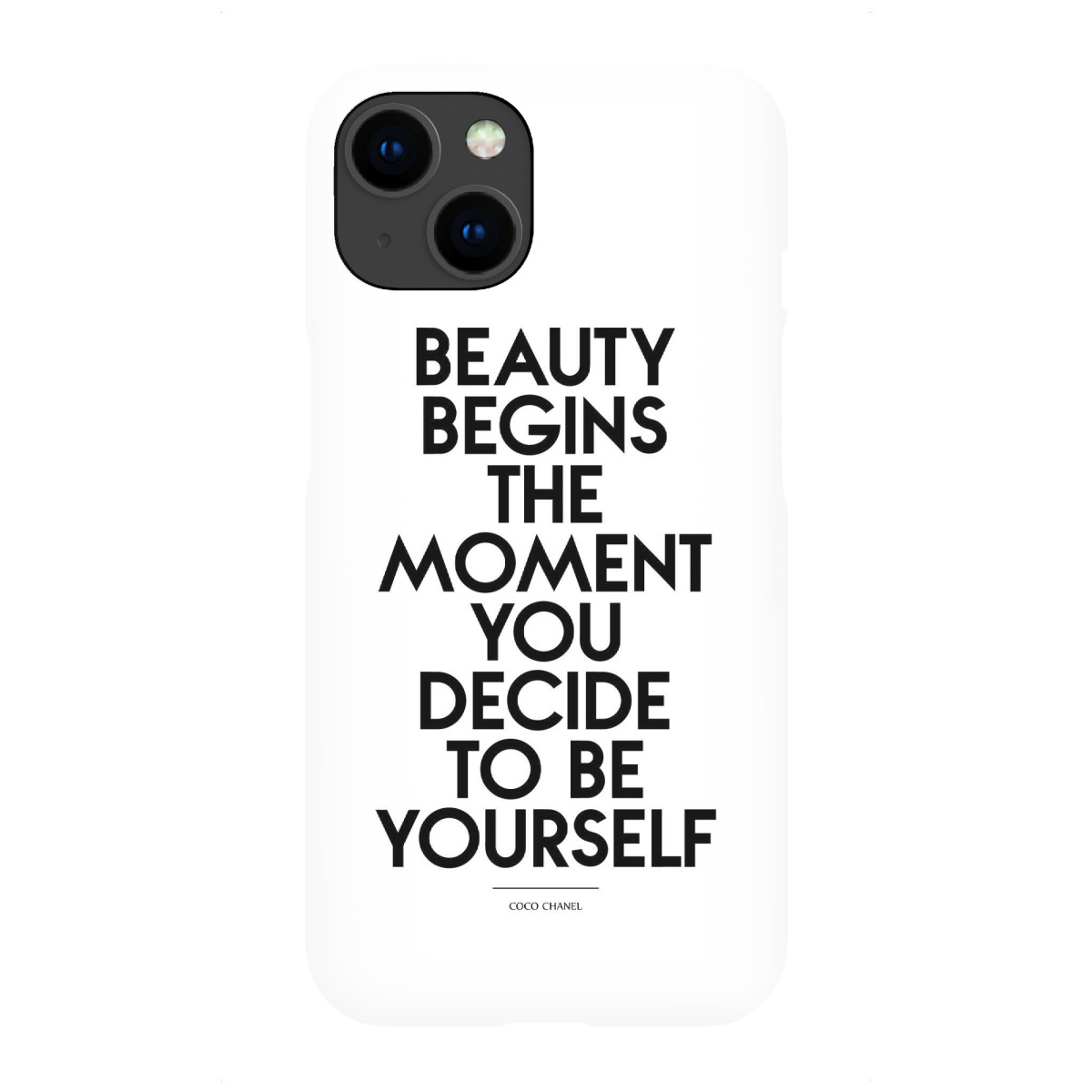 iPhone "Let Beauty Begin" Premium-Case Handyhülle artboxONE
