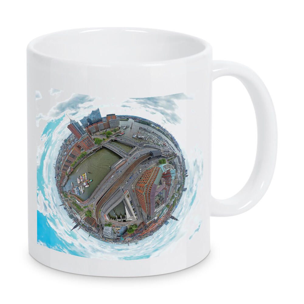 Tasse "Binnenhafenbrücke Panorama" artboxONE - Städte,Städte / Hamburg,Reise,Architektur,Reise / Länder
