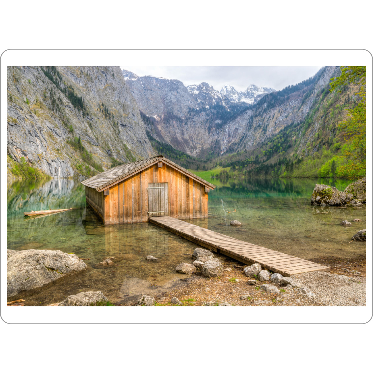 Tischset "Hütte am Obersee" artboxONE - Natur,Reise
