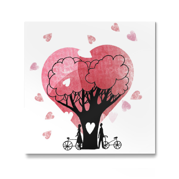 Galerie-Print "Valentines tree" 30x30 cm artboxONE