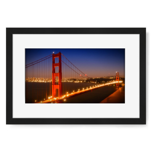 Golden Gate Bridge am Abend