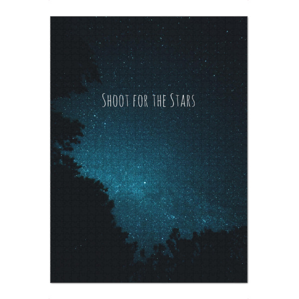 Puzzle Ravensburger "Shoot for the Stars" artboxONE - Typografie,Natur