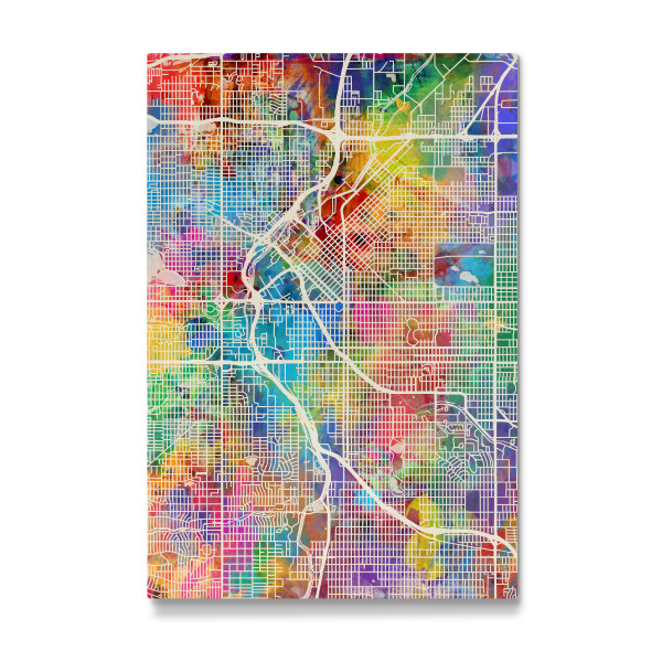 Galerie-Print "Denver Colorado Street Map 3" 30x20 cm artboxONE