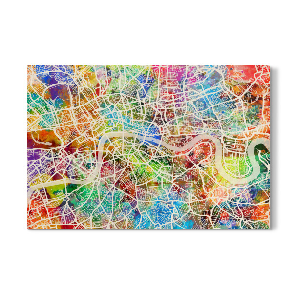 Galerie-Print "London England Street Map 3" 30x20 cm artboxONE