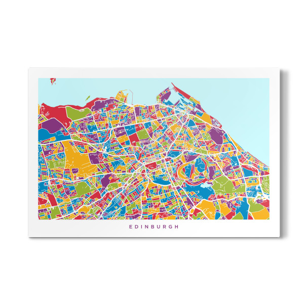 Galerie-Print "Edinburgh Street Map 2" 30x20 cm artboxONE