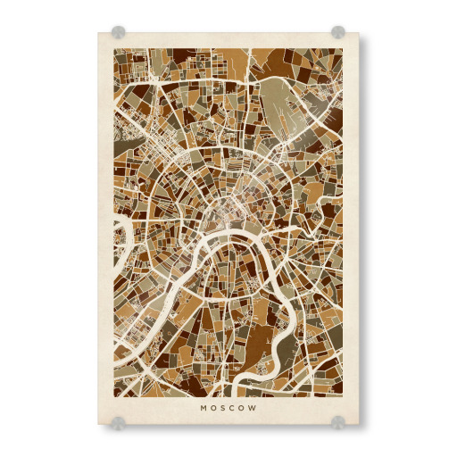 Moscow City Street Map