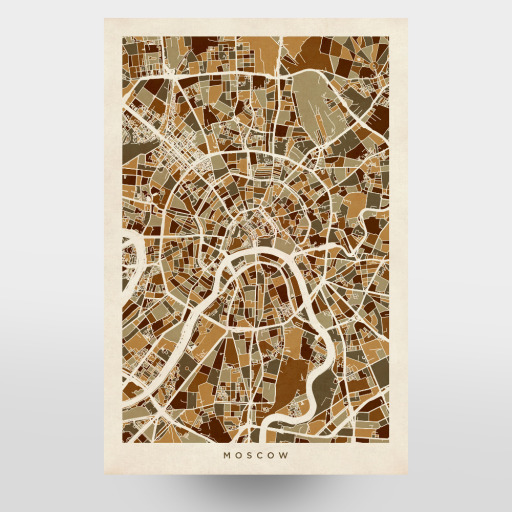 Moscow City Street Map