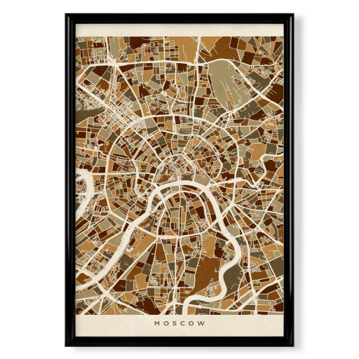 Moscow City Street Map