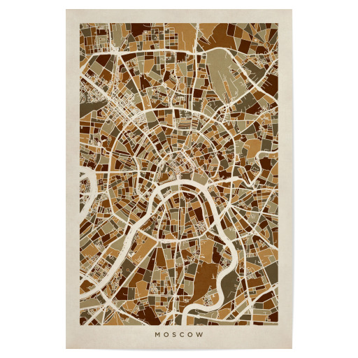 Moscow City Street Map