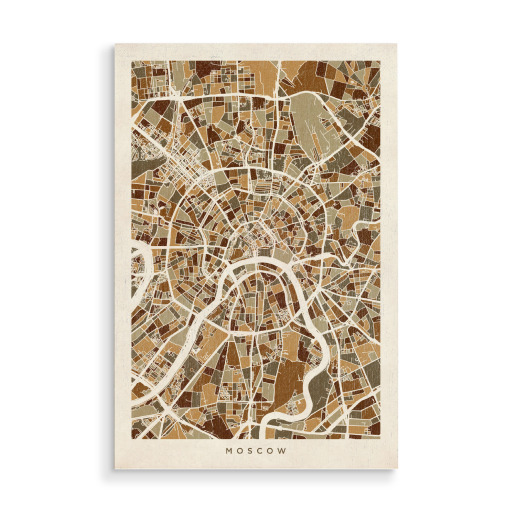 Moscow City Street Map Moscow City Street Map