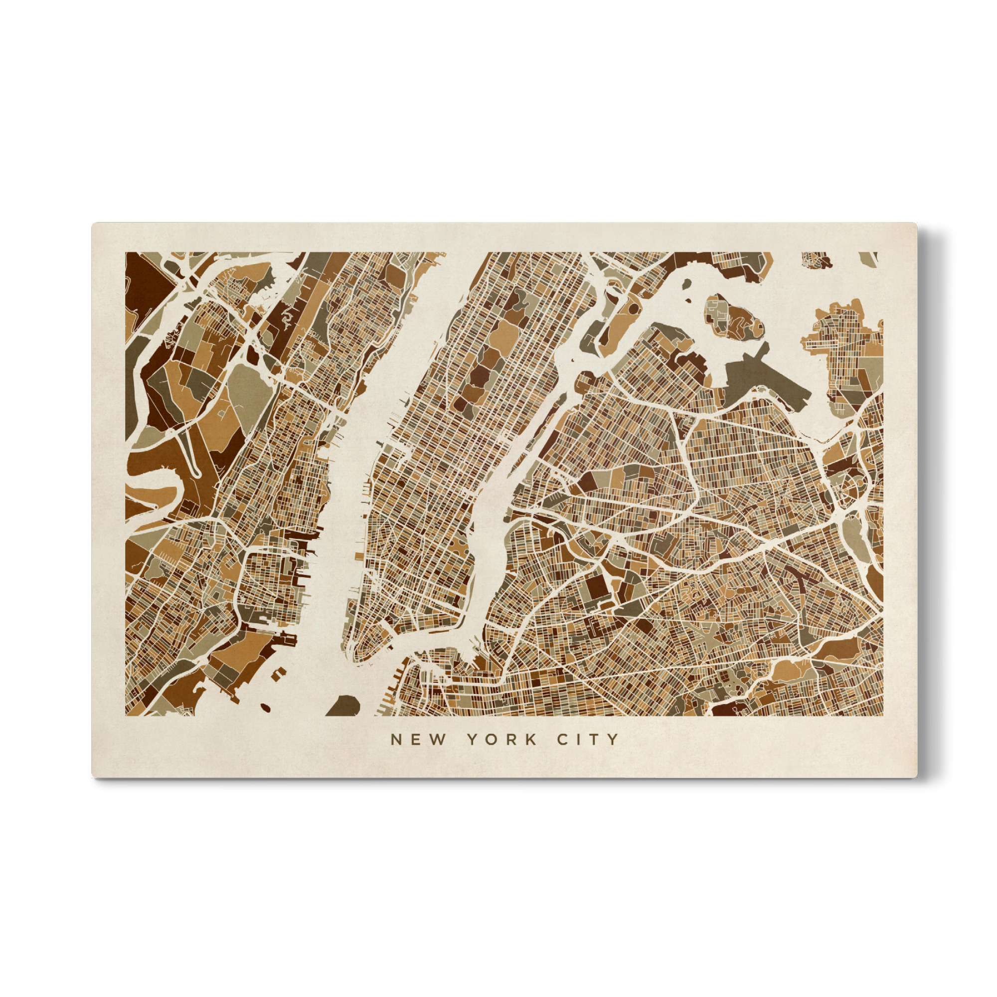 Galerie-Print "New York City Street Map" 30x20 cm artboxONE