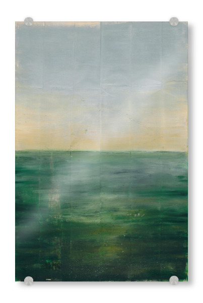 Acrylglasbild "The Antidote" artboxONE - Natur - Meer,Minimalistisch,Karte,Modernistisch,Ruhig,Weinlese,Wasser,Meer,Ozean,Wasser,See