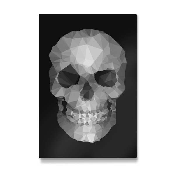 Galerie-Print "Polygons skull black" 30x20 cm artboxONE