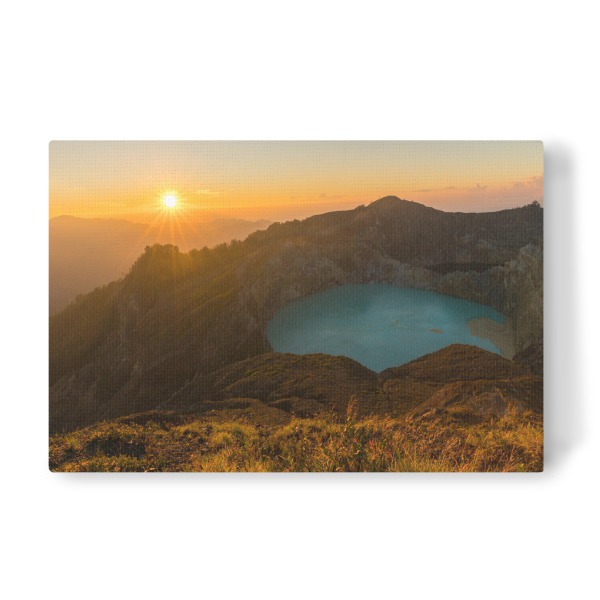 Leinwandbild "Vulkan Kelimutu" artboxONE - Natur,Reise,Reise / Asien