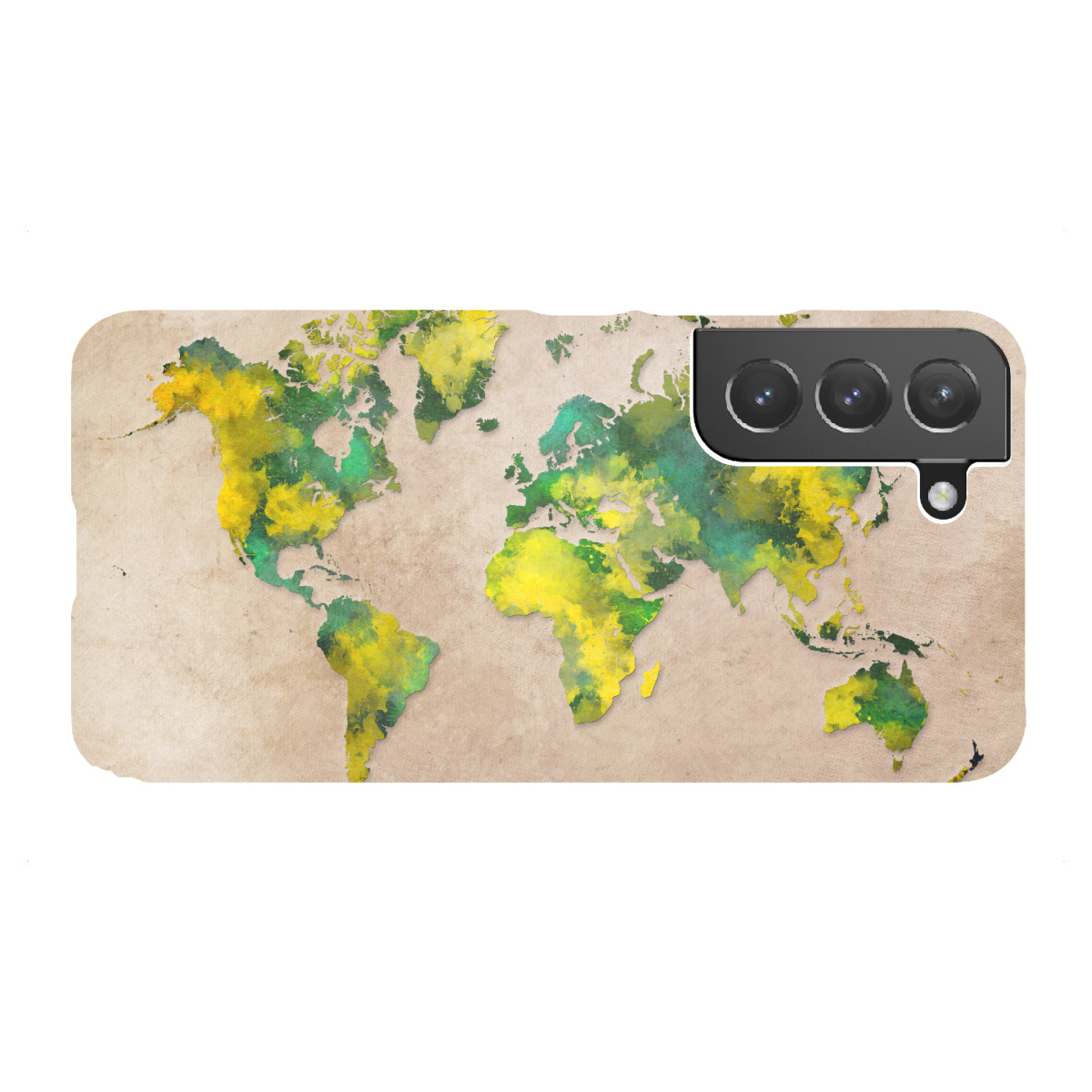 "World map 53 green"für Samsung Galaxy - Premium-Case Handyhülle artboxONE