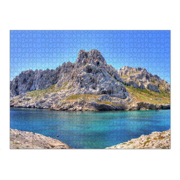 Puzzle Ravensburger "Ile Maire Marseille France" artboxONE - Natur,Reise,Reise / Strand und Meer