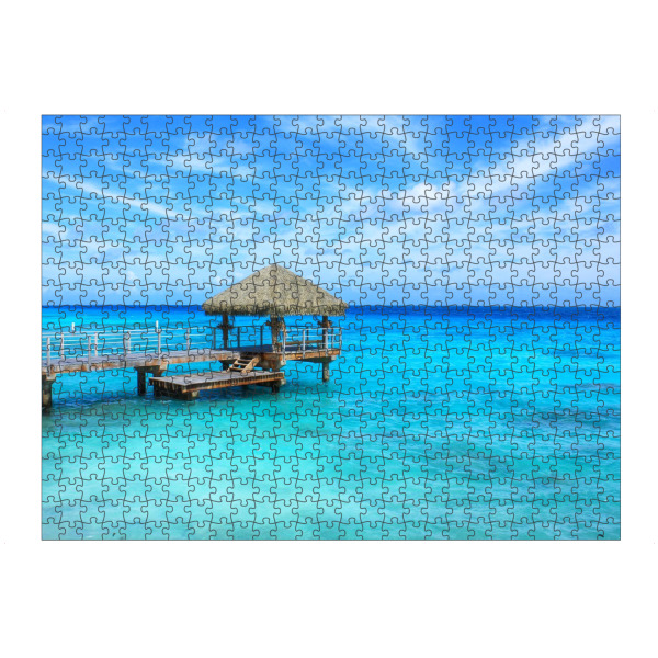 Puzzle Ravensburger "Turquoise sea" artboxONE - Natur,Reise,Reise / Strand und Meer