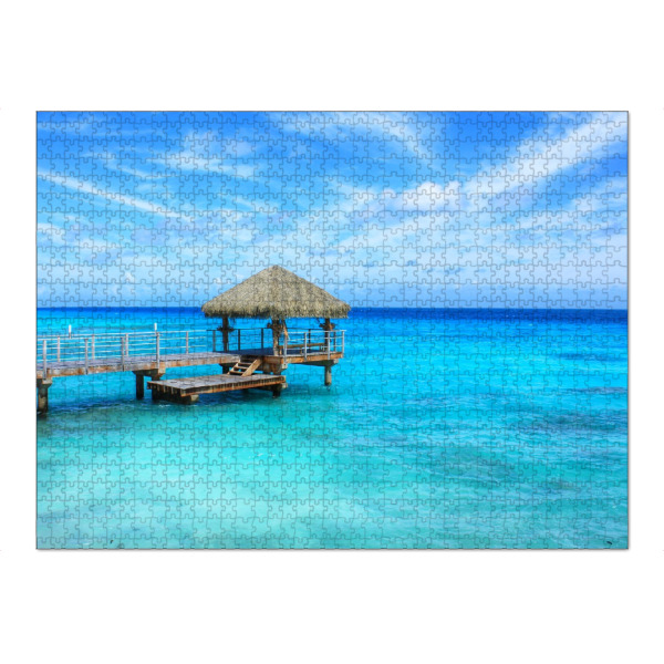 Puzzle Ravensburger "Turquoise sea" artboxONE - Natur,Reise,Reise / Strand und Meer