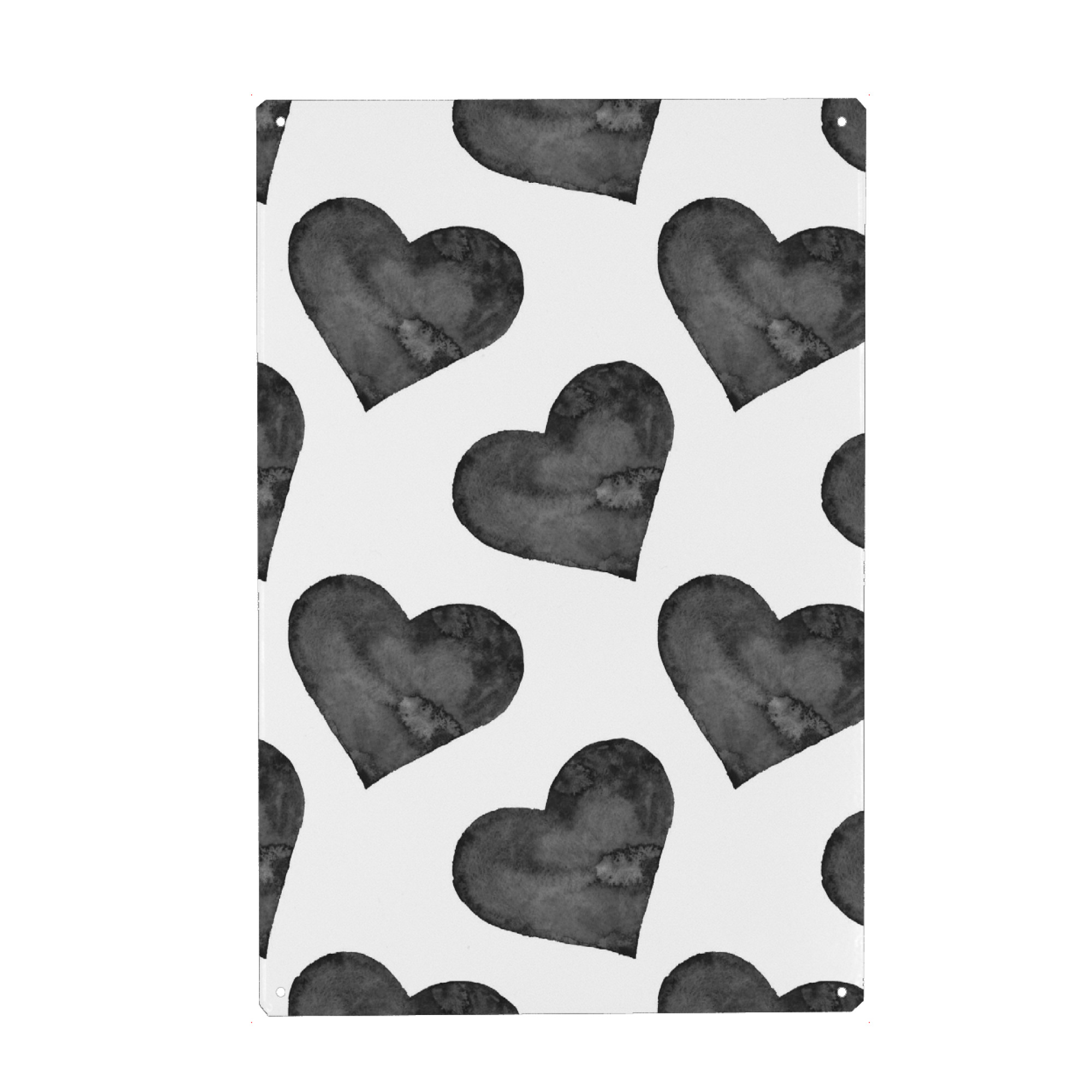 Holzbild "Heart Wall Art" artboxONE - Schwarzweiß,Liebe,Fashion