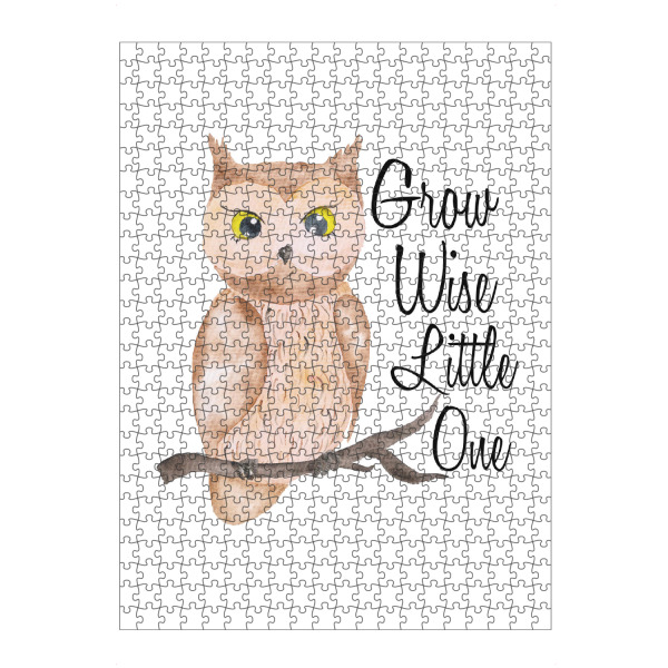 Puzzle Ravensburger "Grow Wise Little One" artboxONE - Für Kinder,Schwarzweiß