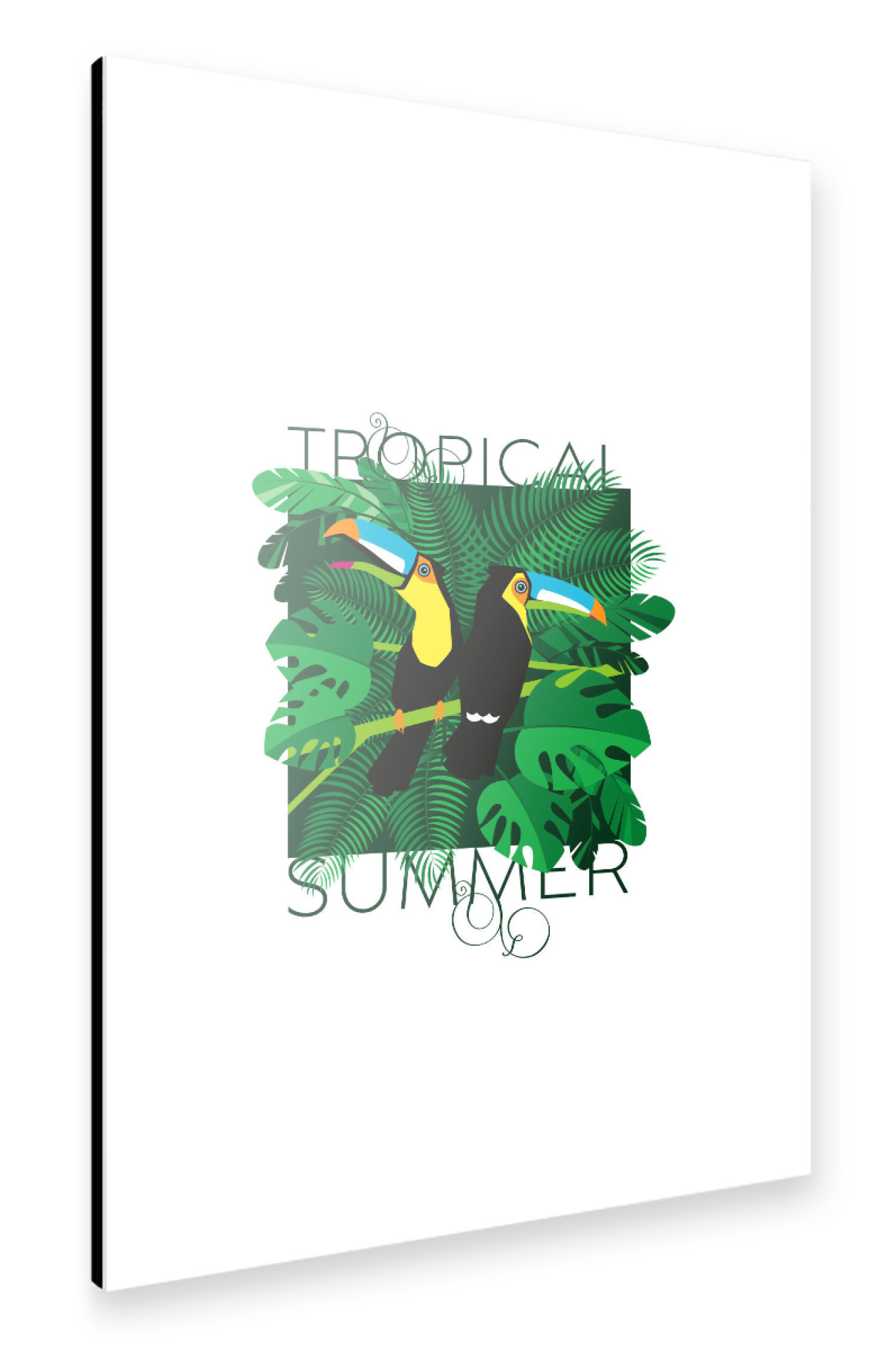 Alu-Dibond "Tropical Summer" 75x50 cm artboxONE