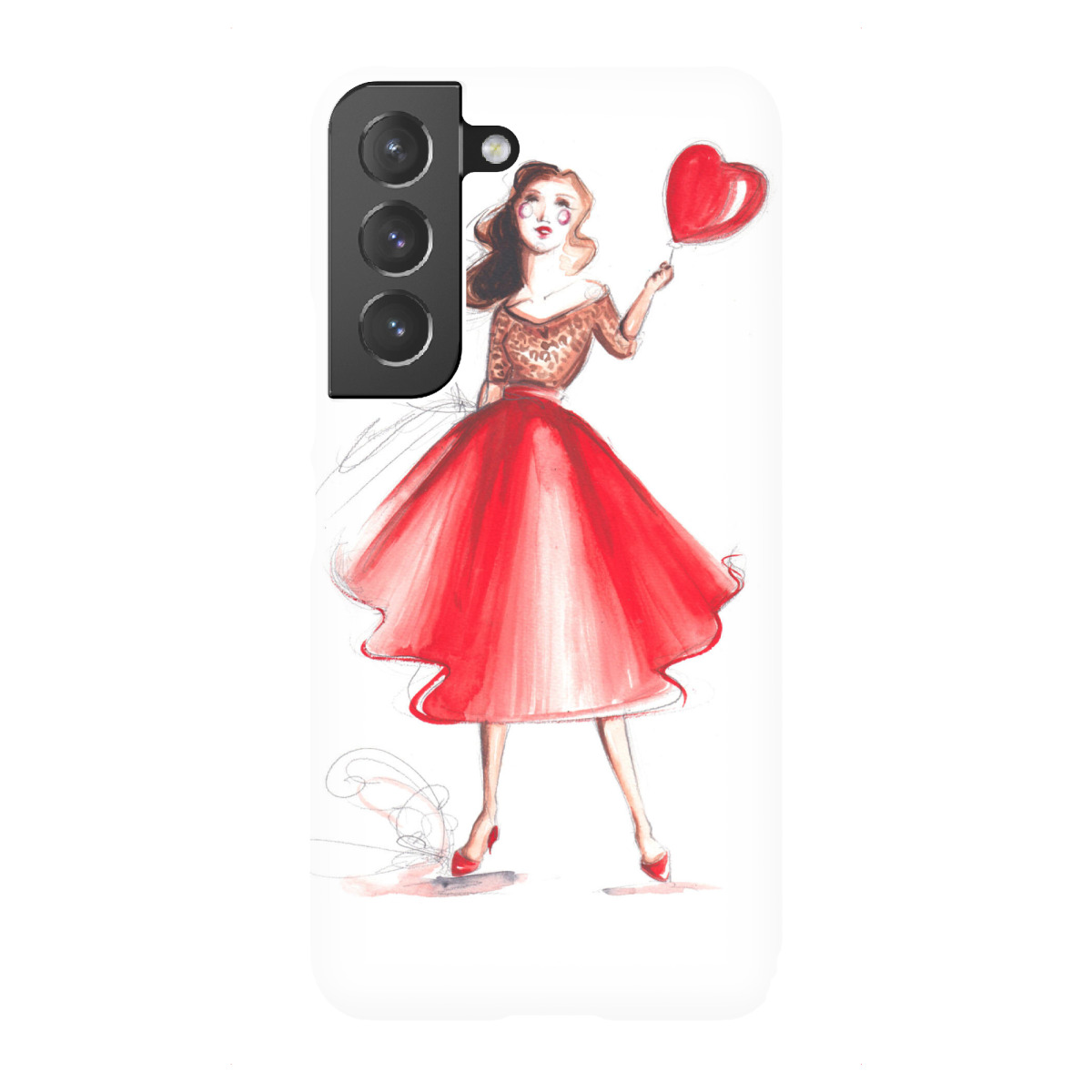 "Heart Balloon"für Samsung Galaxy - Premium-Case Handyhülle artboxONE