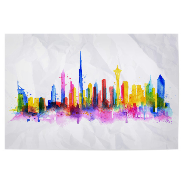 Poster "Silhouette Rom" artboxONE - Städte / New York,Städte / Dubai,Städte / Sydney,Städte / Rom