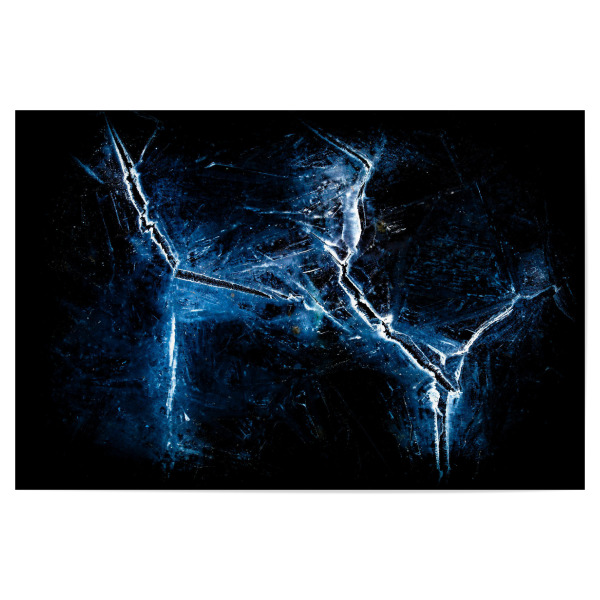 Poster "Eiskunst XIV" artboxONE - Natur,Abstrakt - Eis,Eiskunst,Eiskristalle,Eisformation,Zugefroren,Frost,Frostig,Winter