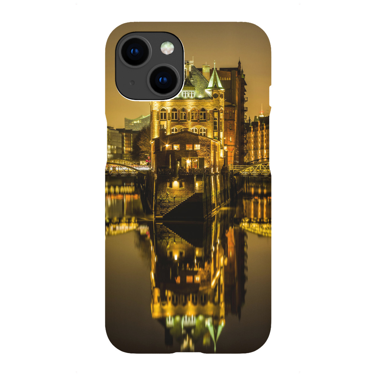 iPhone "Speicherstadt Hamburg Wasserschloss" Premium-Case Handyhülle artboxONE