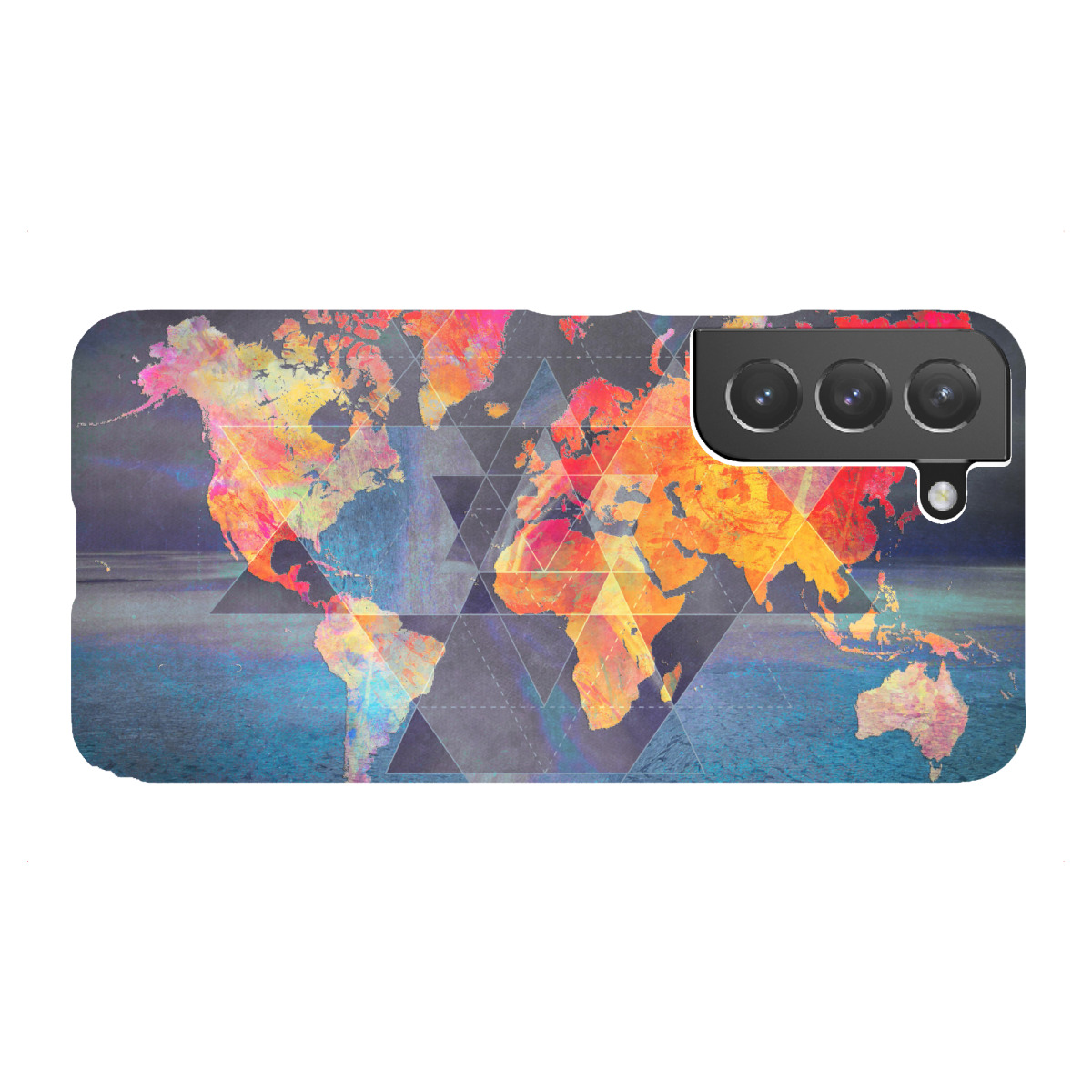 "World map pink special"für Samsung Galaxy - Premium-Case Handyhülle artboxONE
