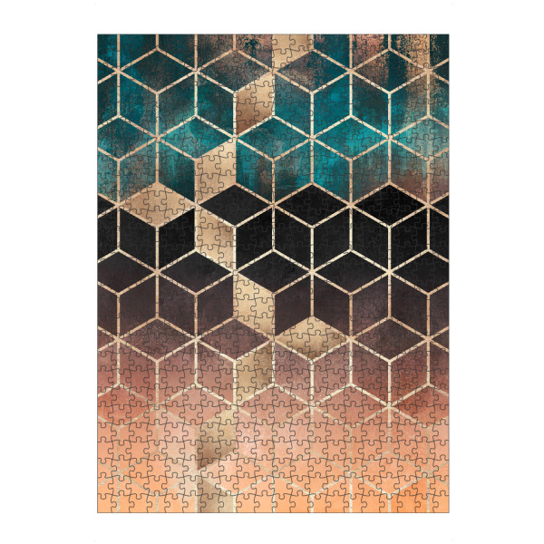 Puzzle Ravensburger "Ombre Dream Cubes" artboxONE - Abstrakt,Geometrie