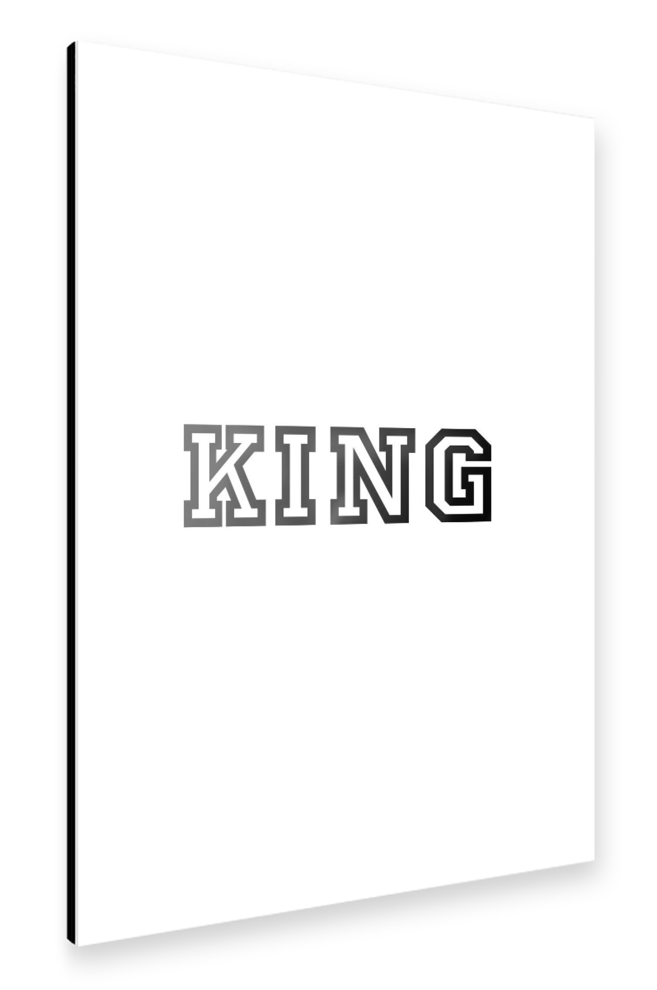 Alu-Dibond "King" 75x50 cm artboxONE