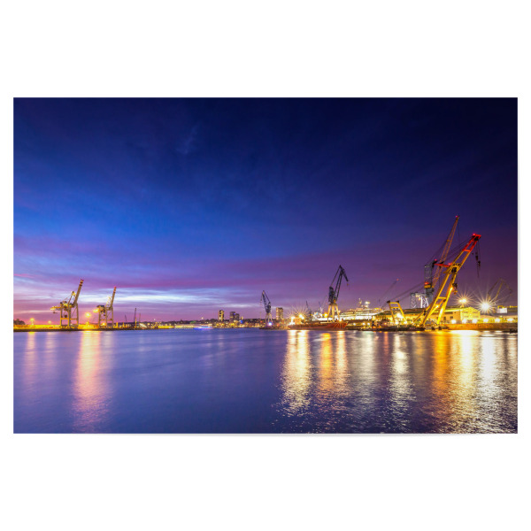 Poster "Hamburger Hafen XIII" artboxONE - Städte,Städte / Hamburg,Architektur