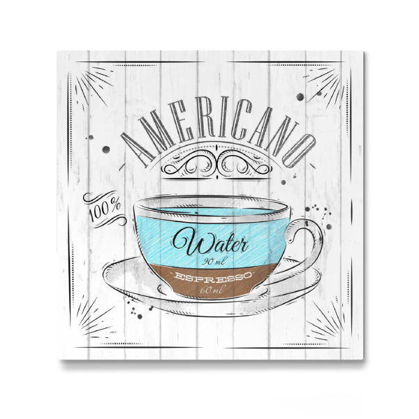 Galerie-Print "Americano" 30x30 cm artboxONE