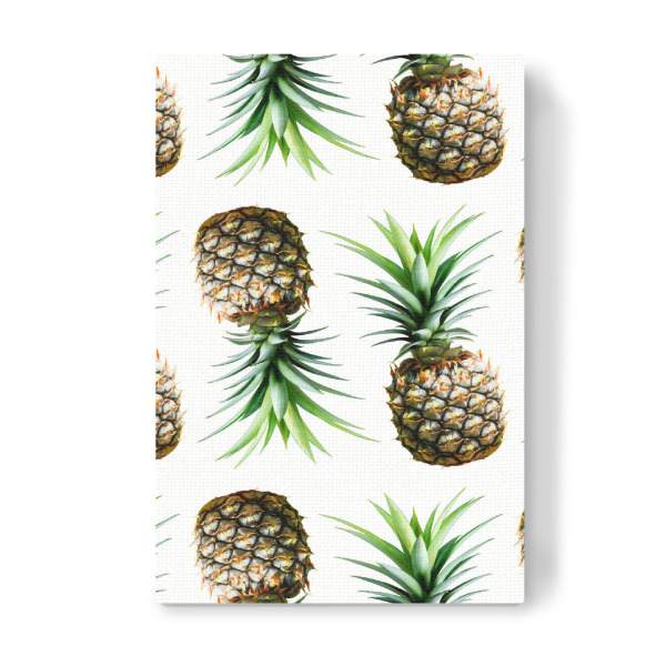 Leinwandbild "Pineapple Pattern" artboxONE - Natur,Floral,Essen & Trinken / Obst & Gemüse,Festivals