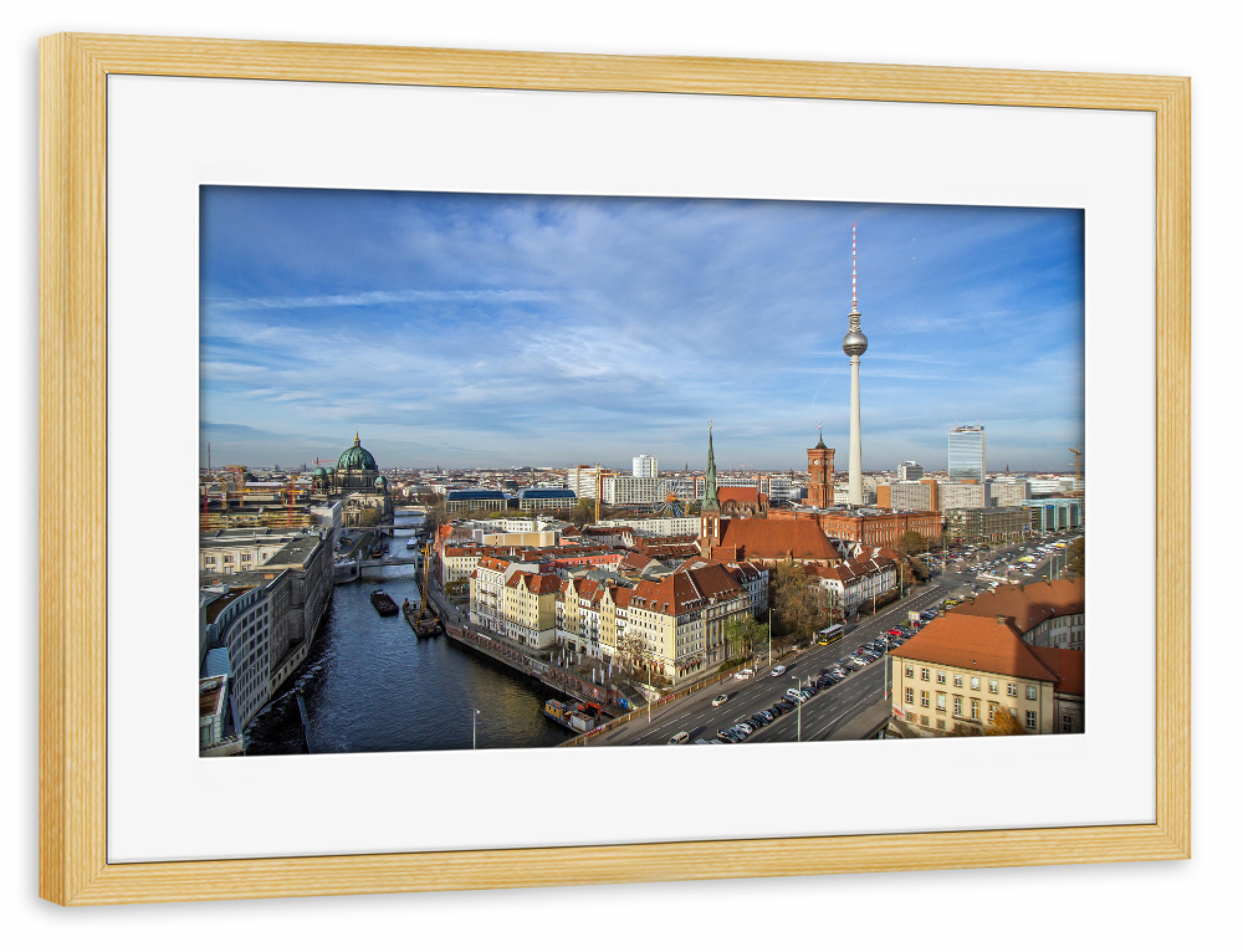 Poster mit Rahmen kiefer "Berlin 8" artboxONE - Städte,Städte / Berlin,Architektur