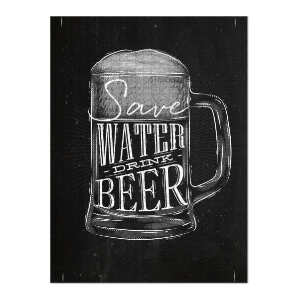 Puzzle Ravensburger "Bier Glas 2" artboxONE - Essen & Trinken,Essen & Trinken / Alkohol,Festivals