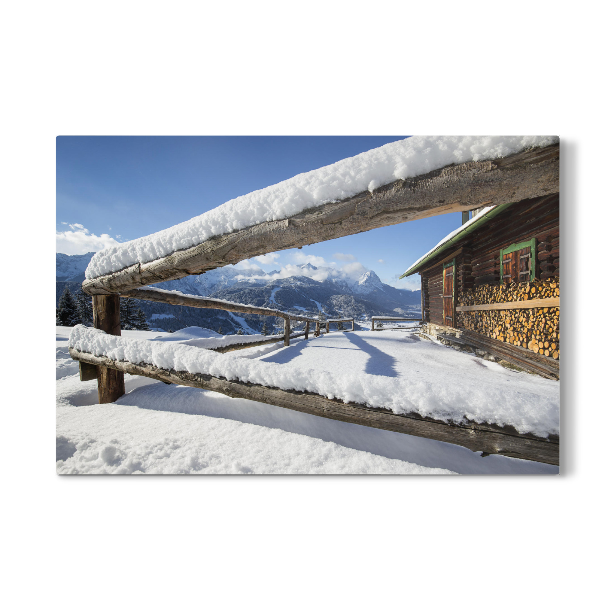 Galerie-Print "Zugspitzblick an der Eckenhütte" 75x50 cm artboxONE