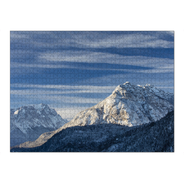 Puzzle Ravensburger "Wolkenstimmung über Kramer und Zugspitze" artboxONE - Natur