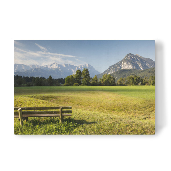 Leinwandbild "Farchanter Zugspitzblick" artboxONE - Natur