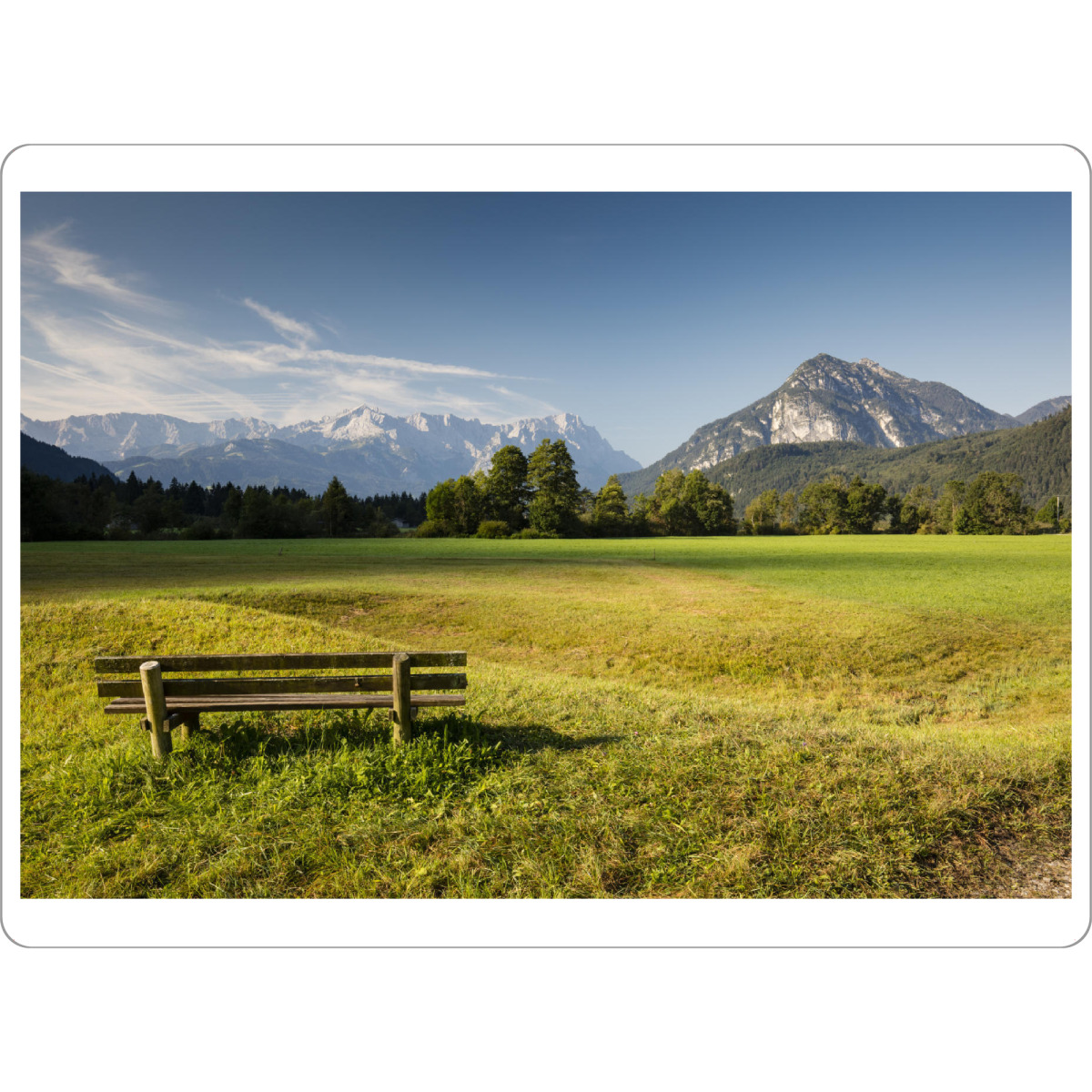 Tischset "Farchanter Zugspitzblick" artboxONE - Natur