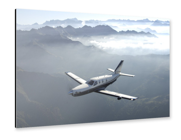 Alu-Dibond "TBM700C2 über den Pyrenäen" 30x20 cm artboxONE