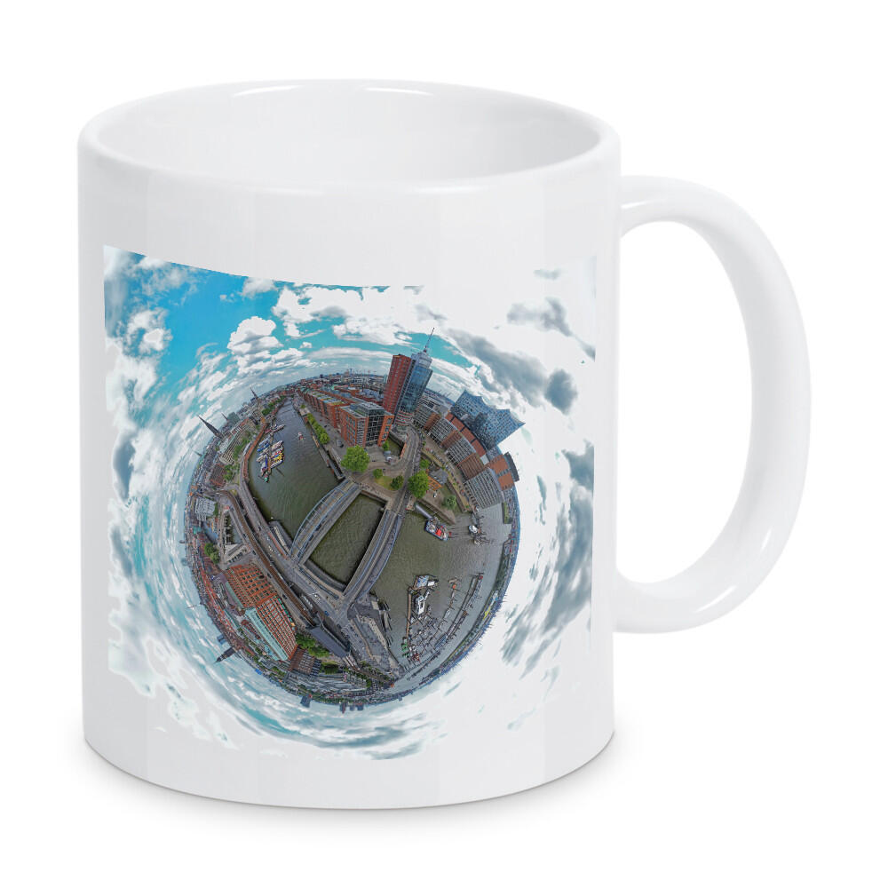 Tasse "Niederbaumbrücken Panorama" artboxONE - Städte,Städte / Hamburg,Reise,Architektur,Reise / Länder