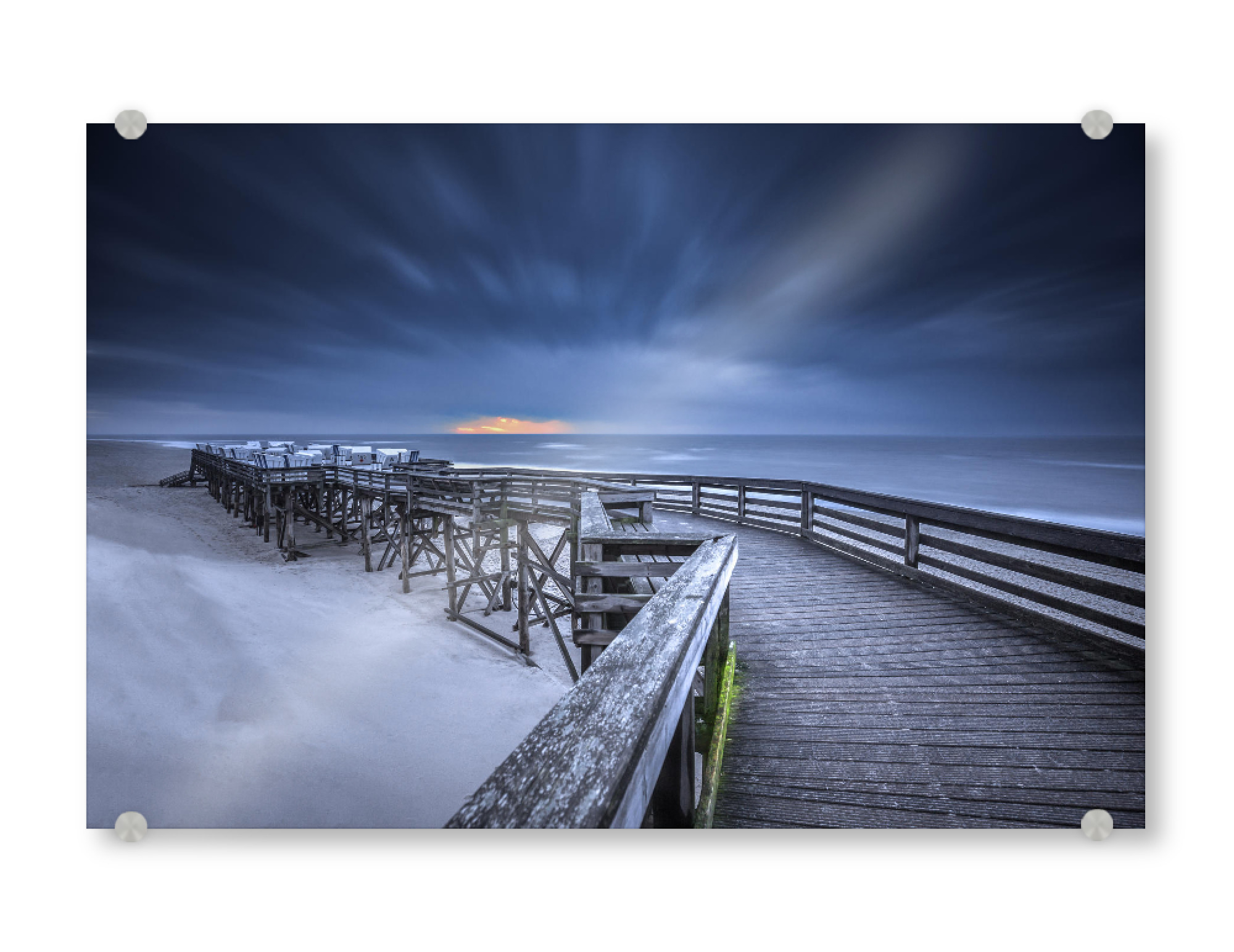 Acrylglasbild "Sylt - Kampen" artboxONE - Natur,Reise / Strand und Meer