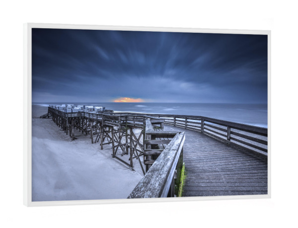 Poster mit weißem Rahmen "Sylt - Kampen" artboxONE - Natur,Reise / Strand und Meer