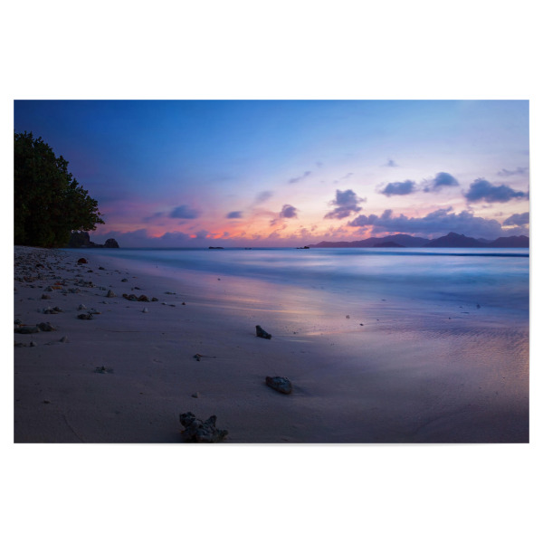 Poster 30x20 cm "Blue" artboxONE - Natur - Strand,Paradies,Meer